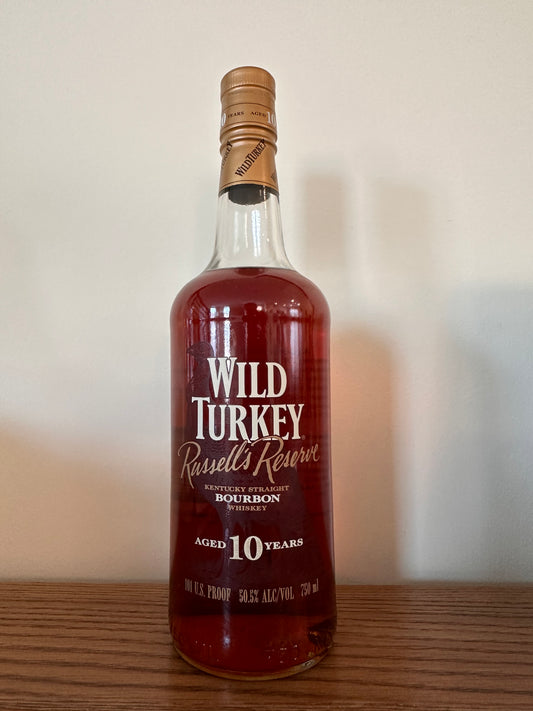 Wild Turkey 10 year Russell's Reserve Tall Bottle (1st Edition)