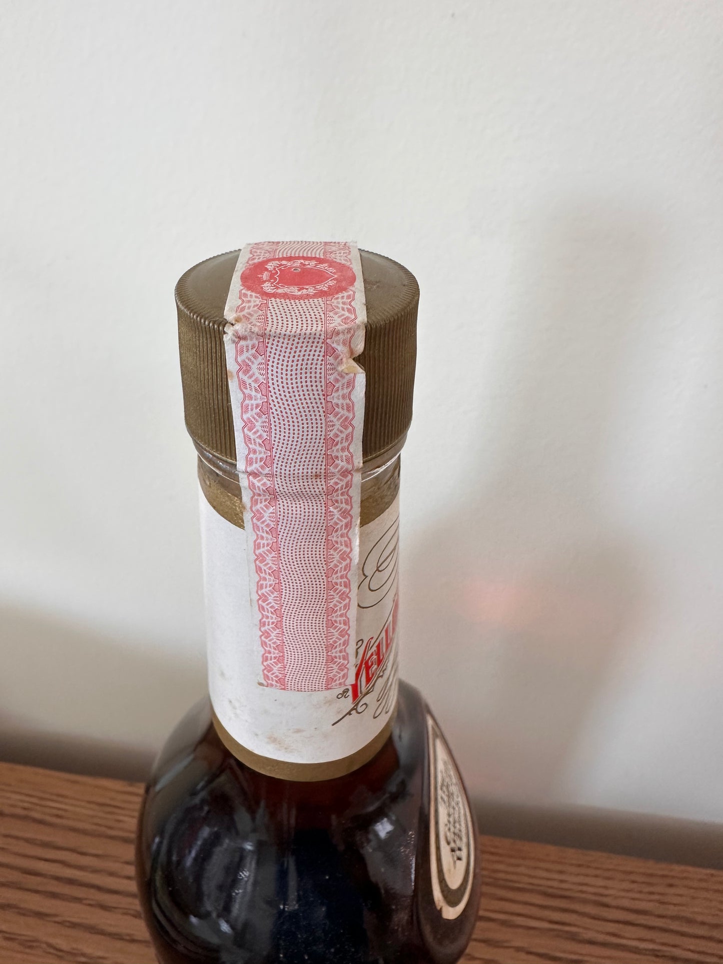 1987 Yellowstone Straight Bourbon Whiskey 750ml