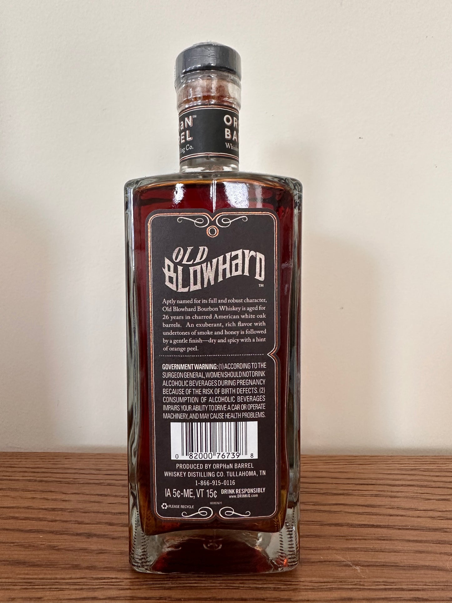 Orphan Barrel Old Blowhard 26 Year Old Kentucky Bourbon Whiskey 750ml