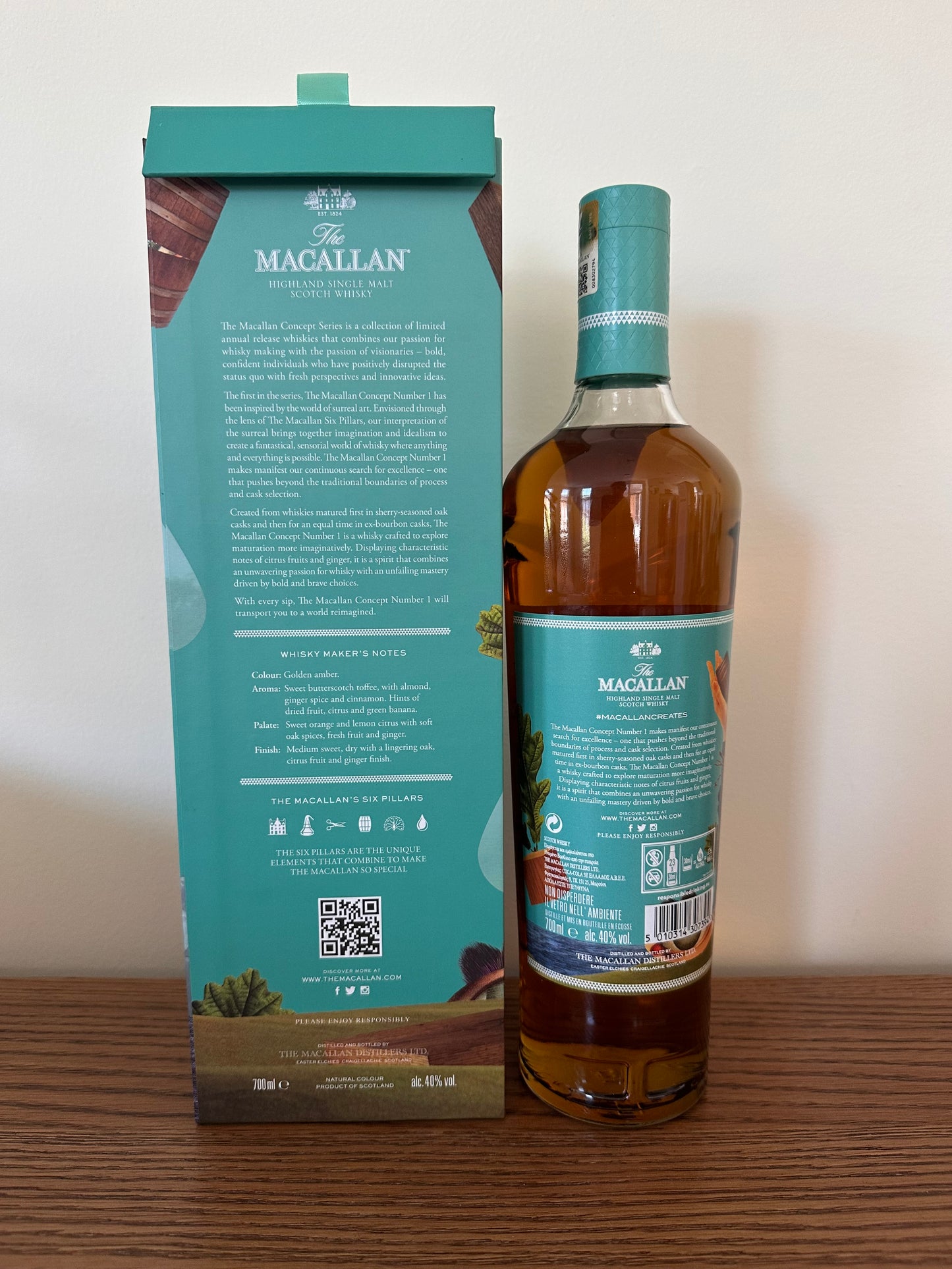 Macallan Concept Number 1 Single Malt Scotch Whisky 700ml