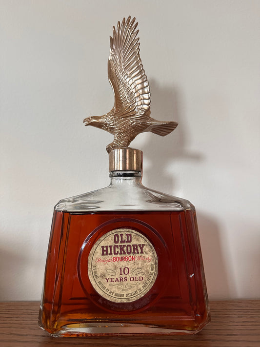 1961 Old Hickory Straight Bourbon Whiskey 4/5 Quart