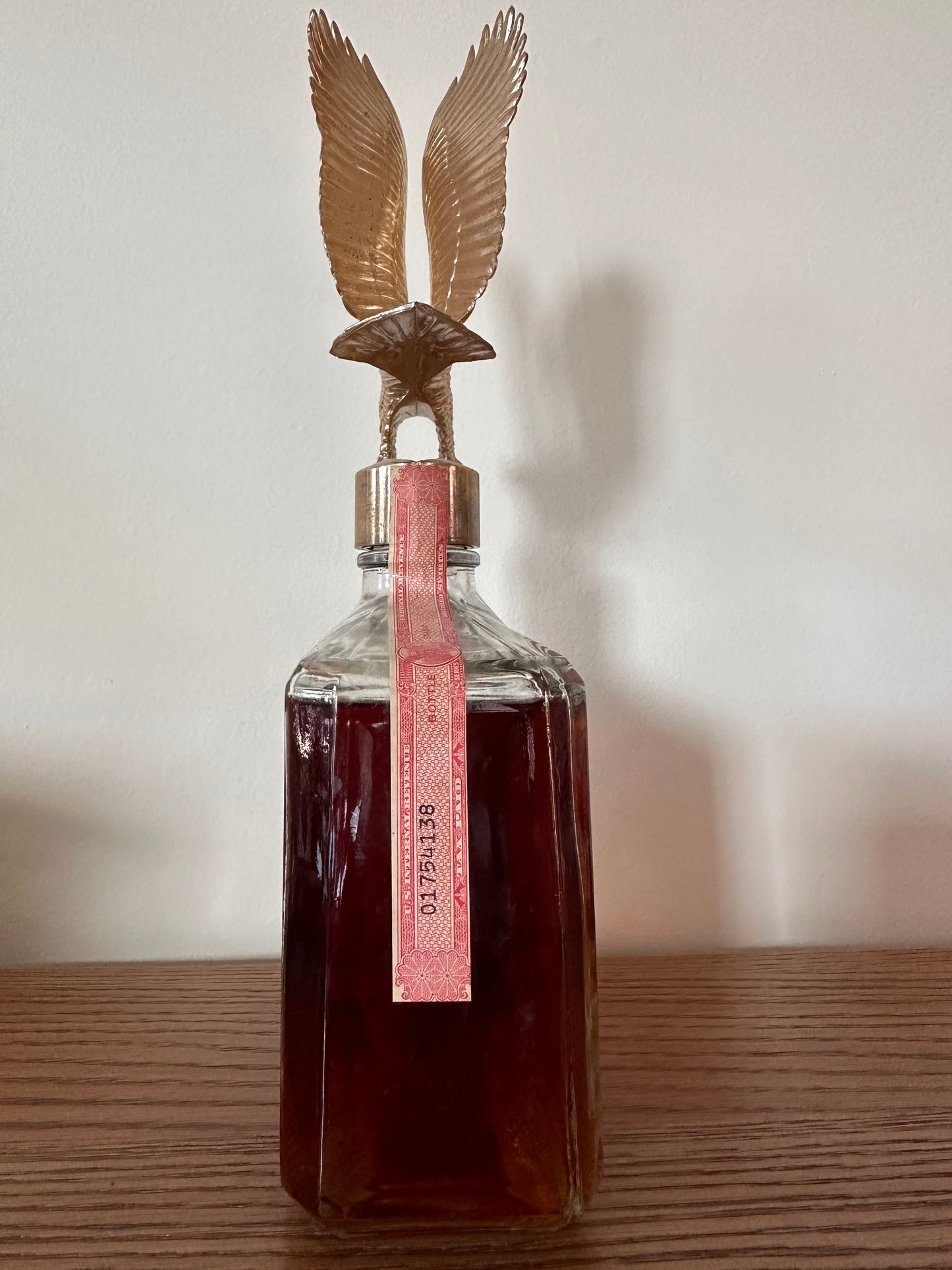 1961 Old Hickory Straight Bourbon Whiskey 4/5 Quart