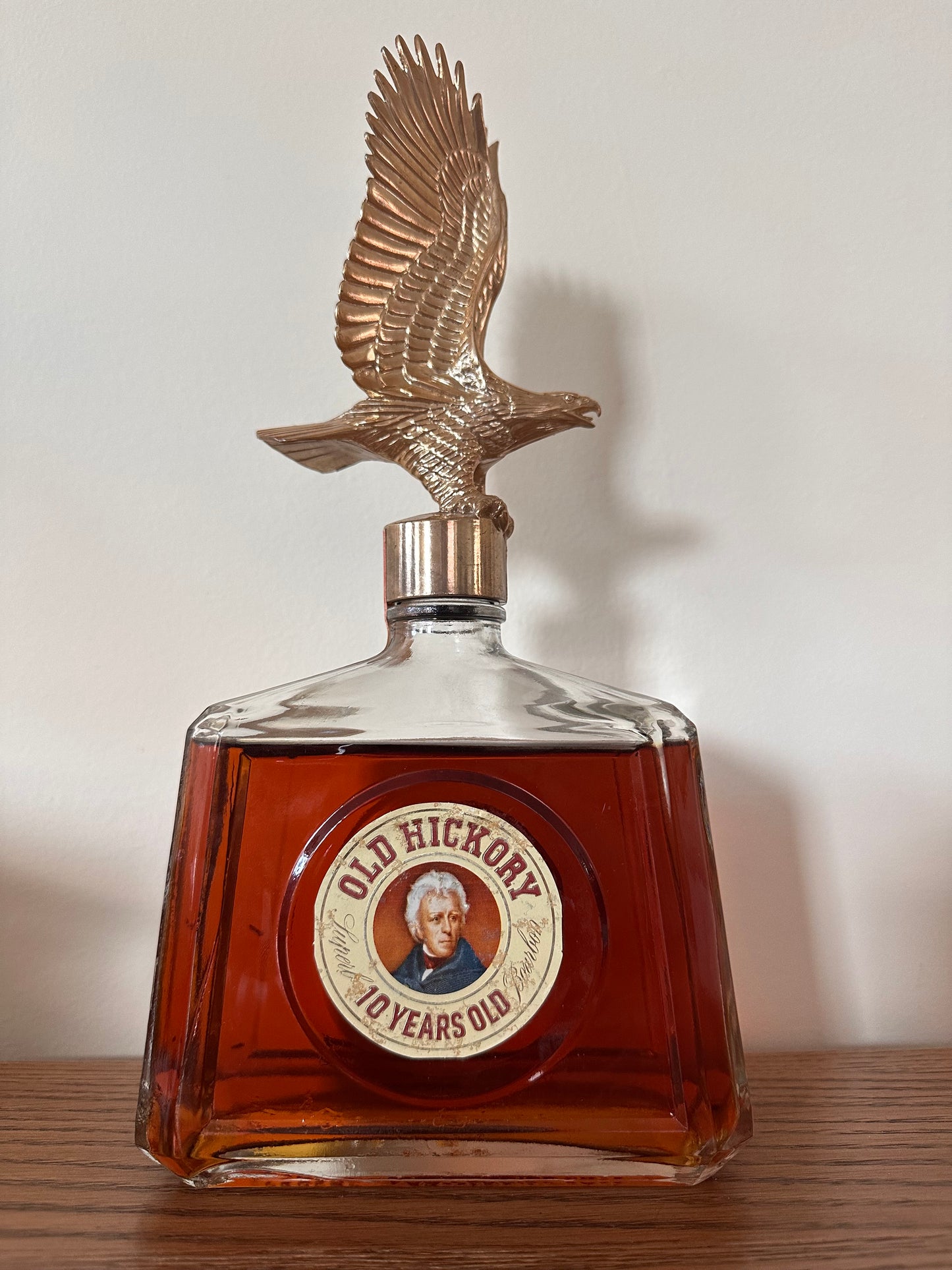 1961 Old Hickory Straight Bourbon Whiskey 4/5 Quart