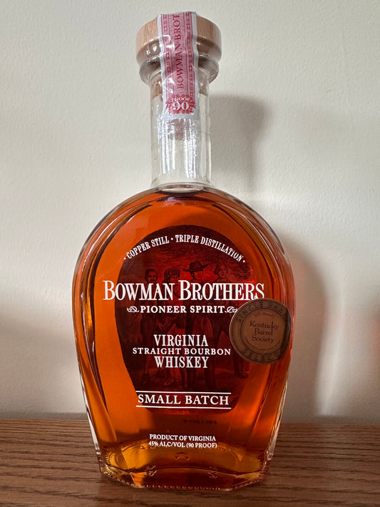 2011 Bowman Brothers Small Batch Bourbon 'Kentucky Barrel Society' 750ml