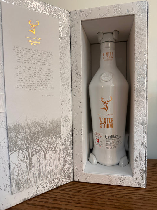 Glenfiddich Winter Storm Experiment 03 21 Year Old Icewine Cask Finish Scotch 750ml