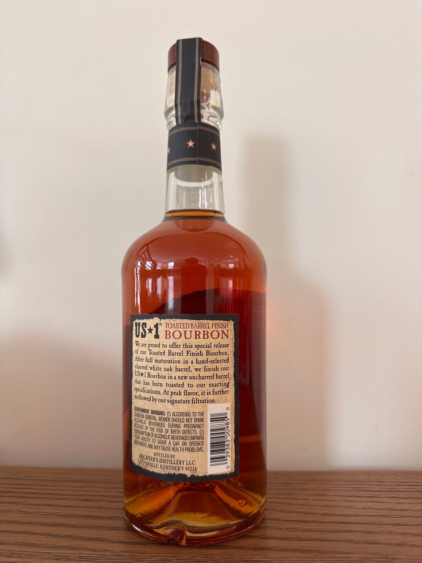 2014 Michter's US-1 Toasted Barrel Finish Bourbon Whiskey First Release 750ml