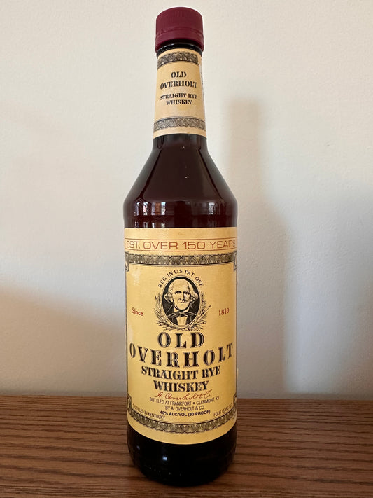 2002 Old Overholt 4 Year Straight Rye Whiskey 750ml