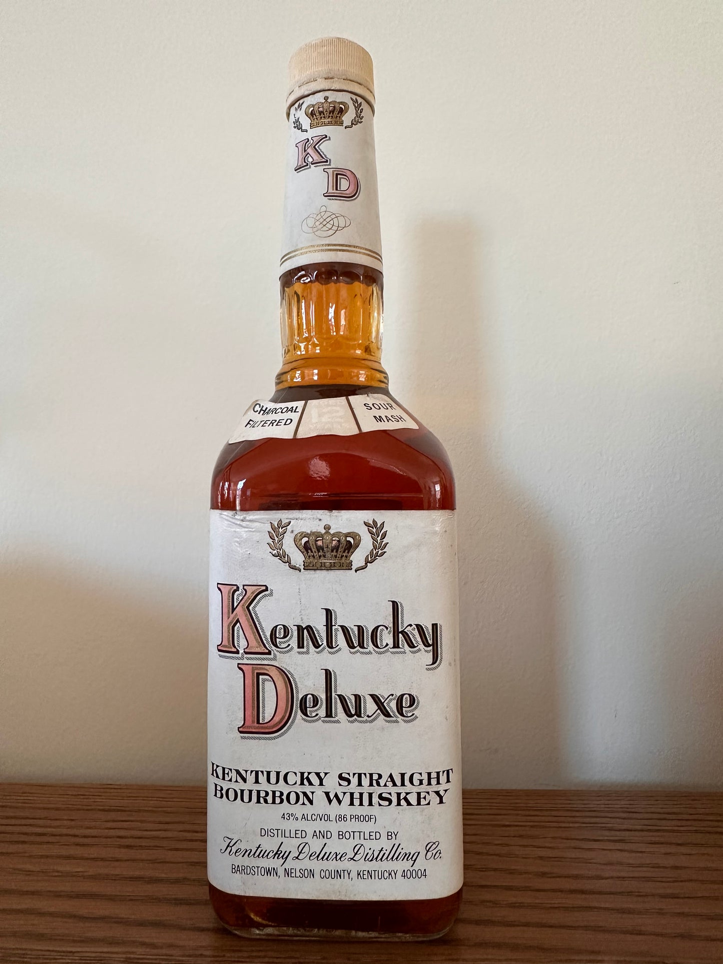 1992 Kentucky Deluxe 12 Year Old Straight Bourbon 750ml