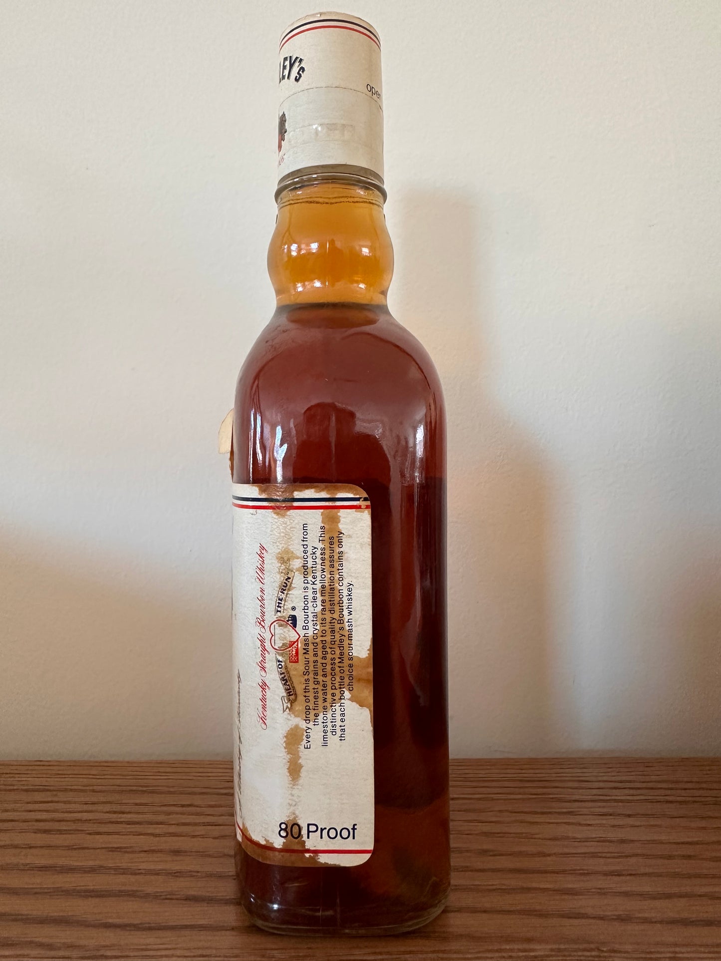 Medley’s Kentucky Straight Bourbon Whiskey 700ml