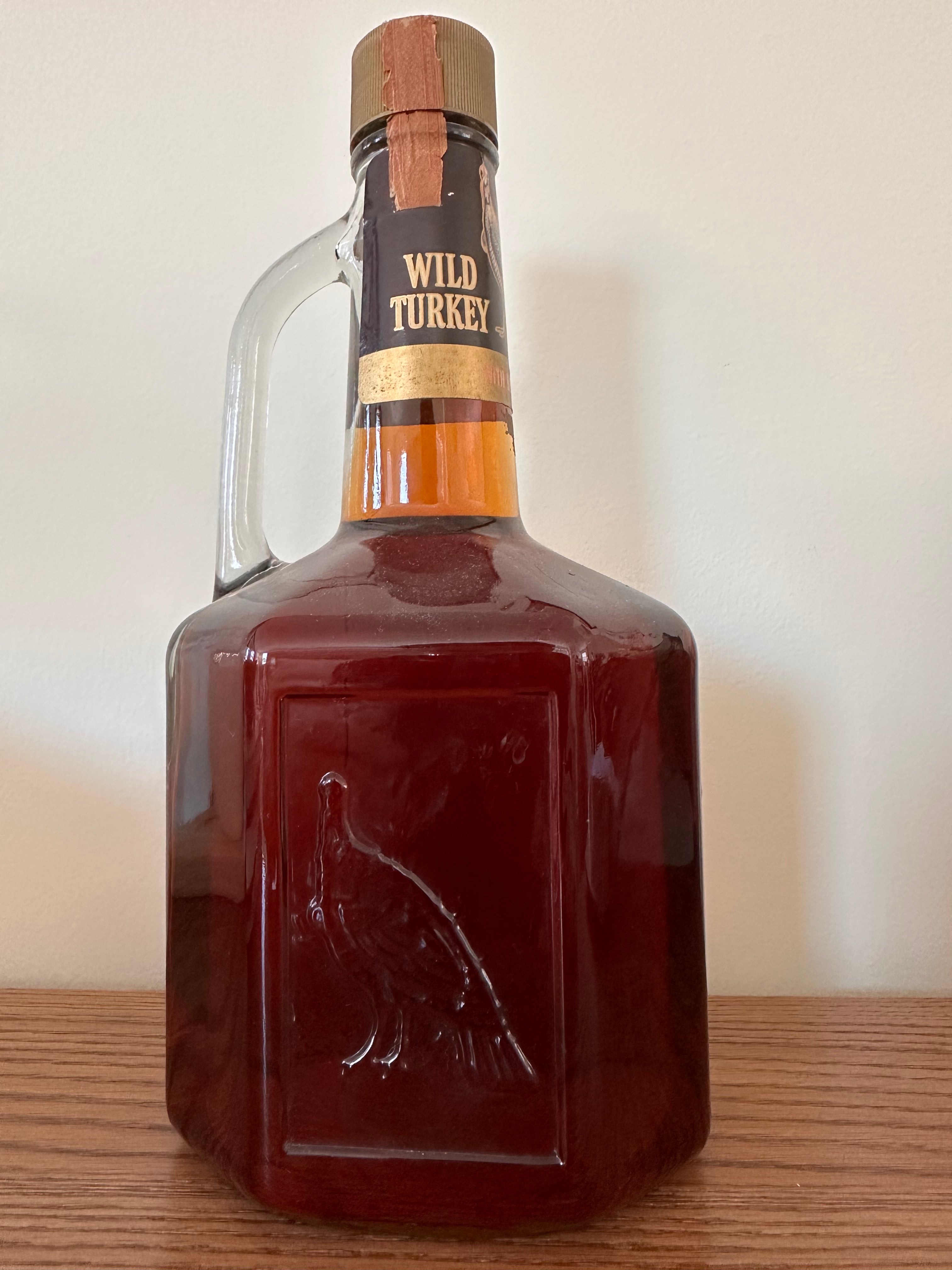 1983 Wild Turkey Kentucky Straight Bourbon Whiskey 86.8 Proof 1983