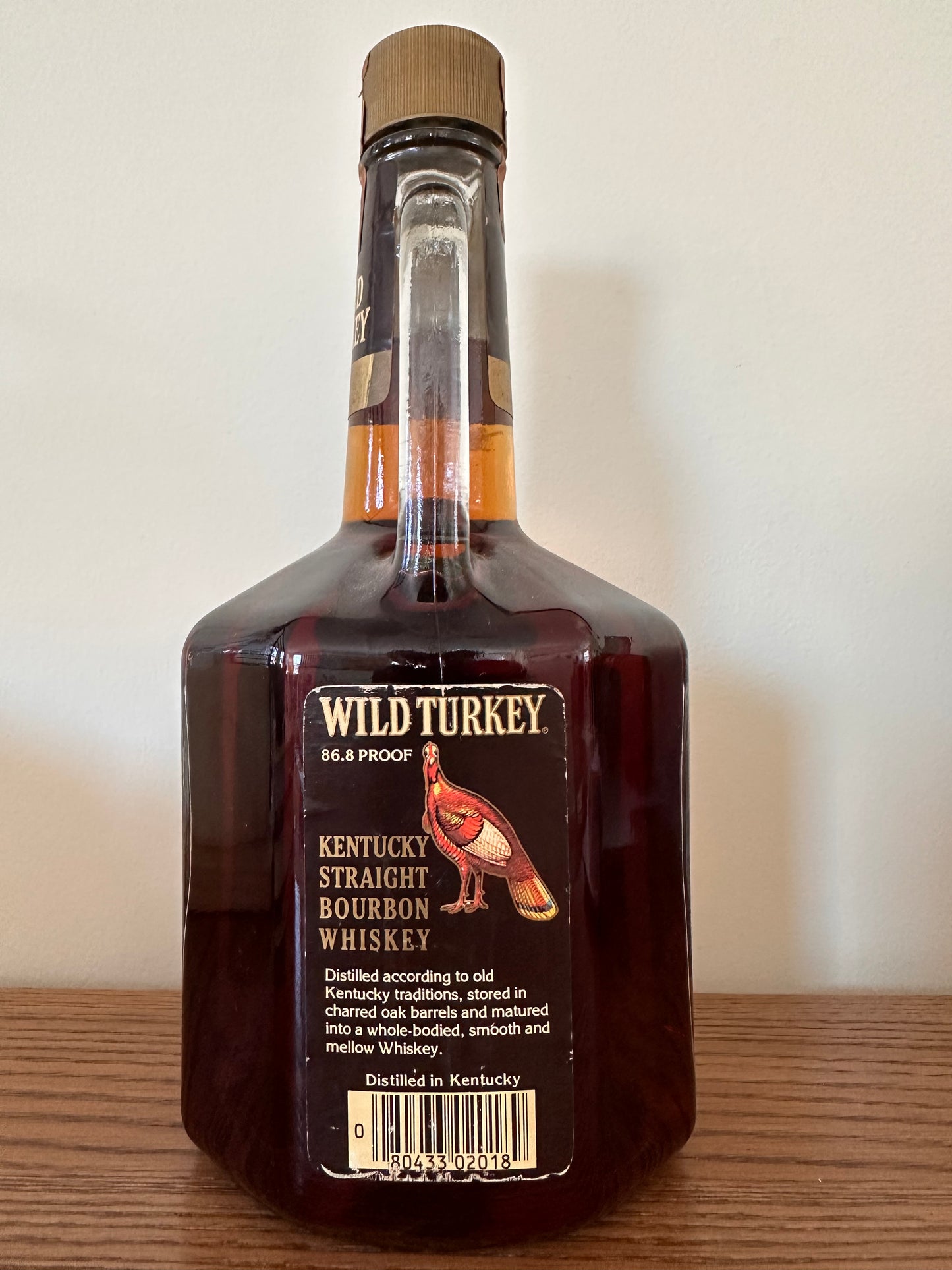 1983 Wild Turkey Kentucky Straight Bourbon Whiskey 86.8 Proof 1983 1.75L