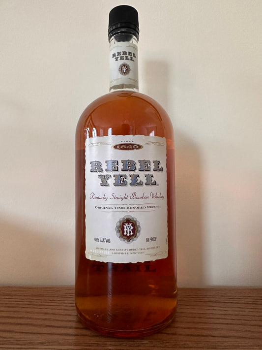 2013 Rebel Yell Luxco Kentucky Straight Bourbon Whiskey 80 Proof 1.75L