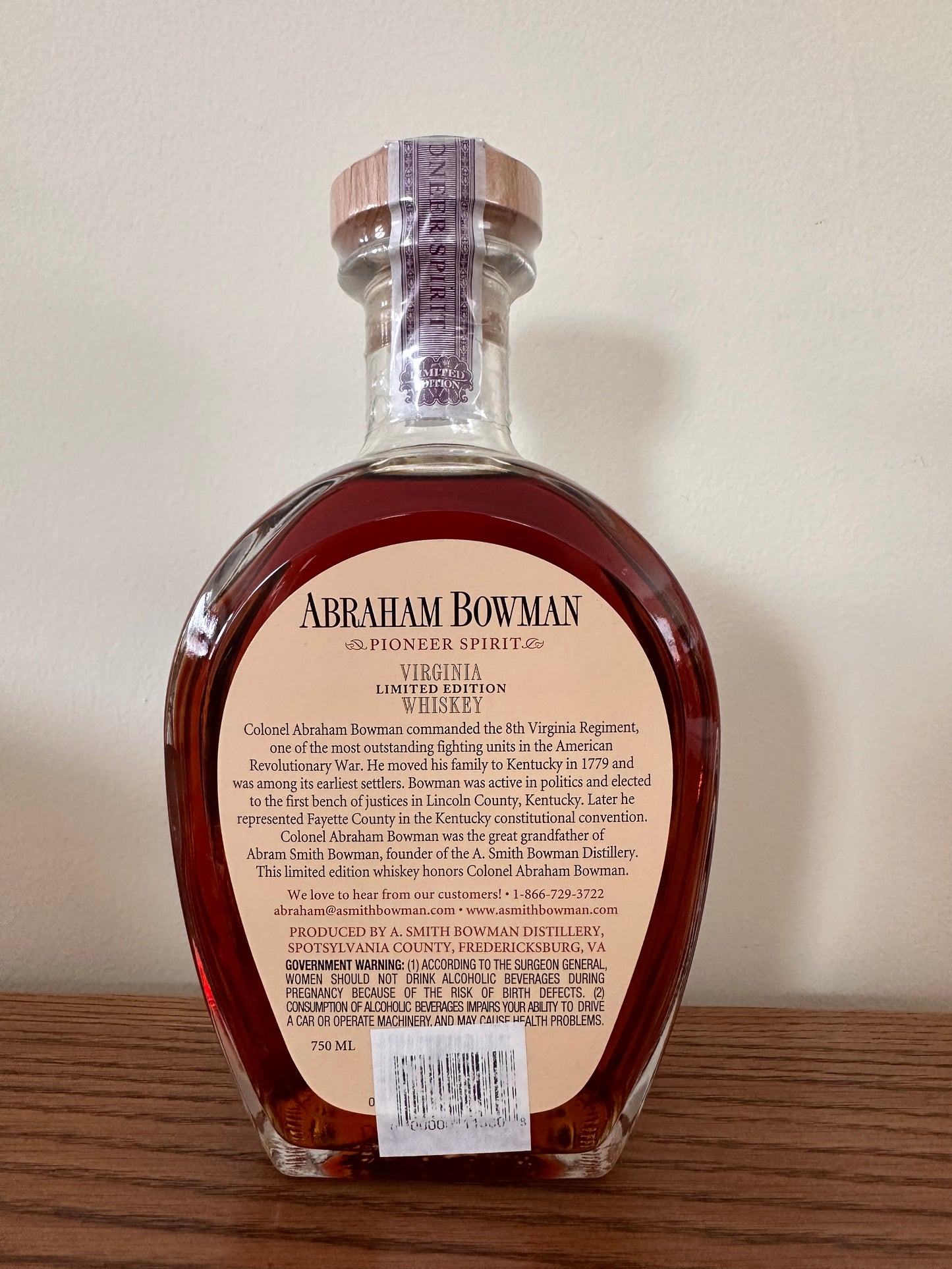 Abraham Bowman Bourbon 'The Party Source' Private Barrel Selection (2011) Barrel #3