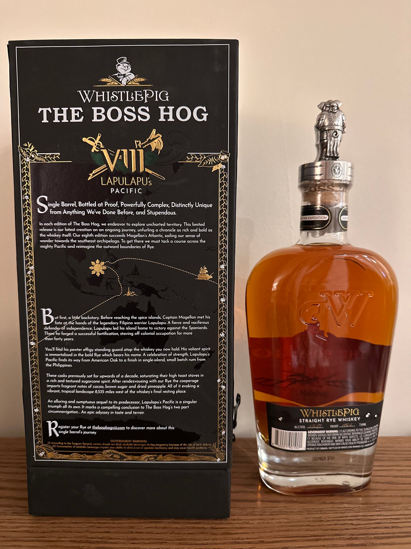 WHISTLEPIG RYE BOSS HOG LAPULAPU'S 750 ML
