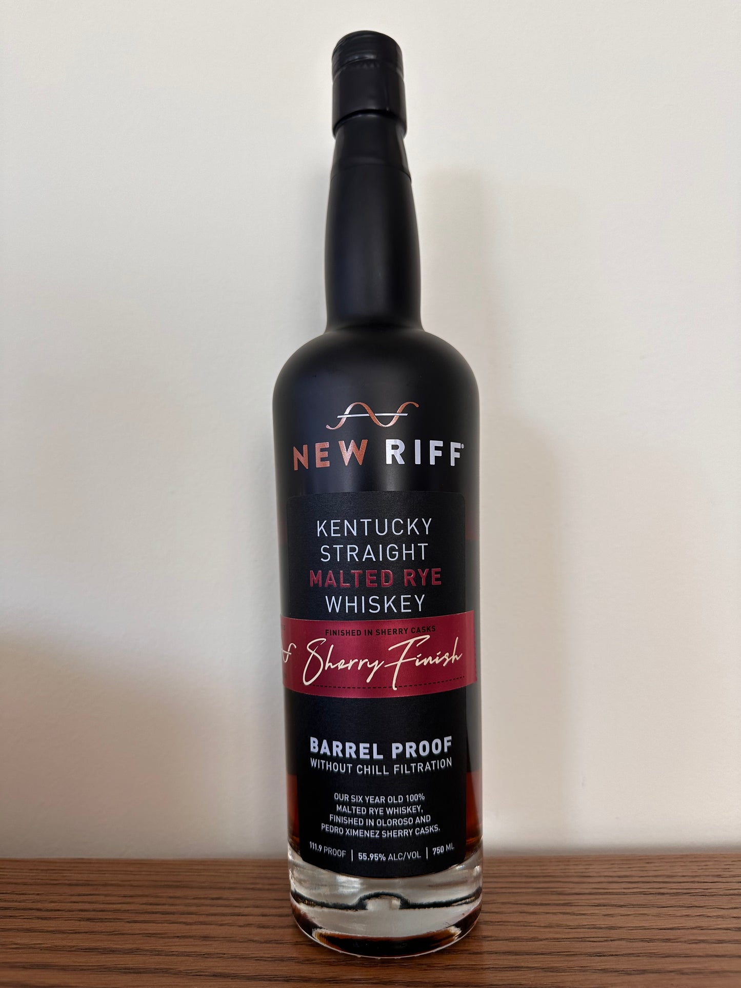 New Riff Sherry Finished Malted Rye Whiskey 750ml