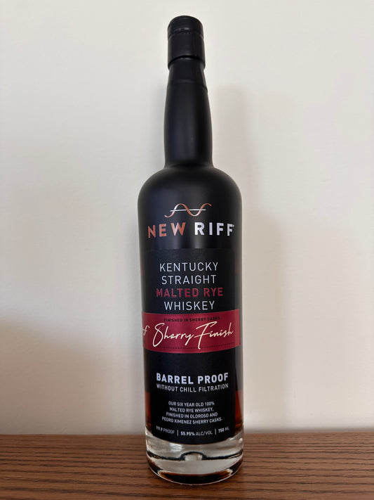 New Riff Sherry Finished Malted Rye Whiskey 750ml