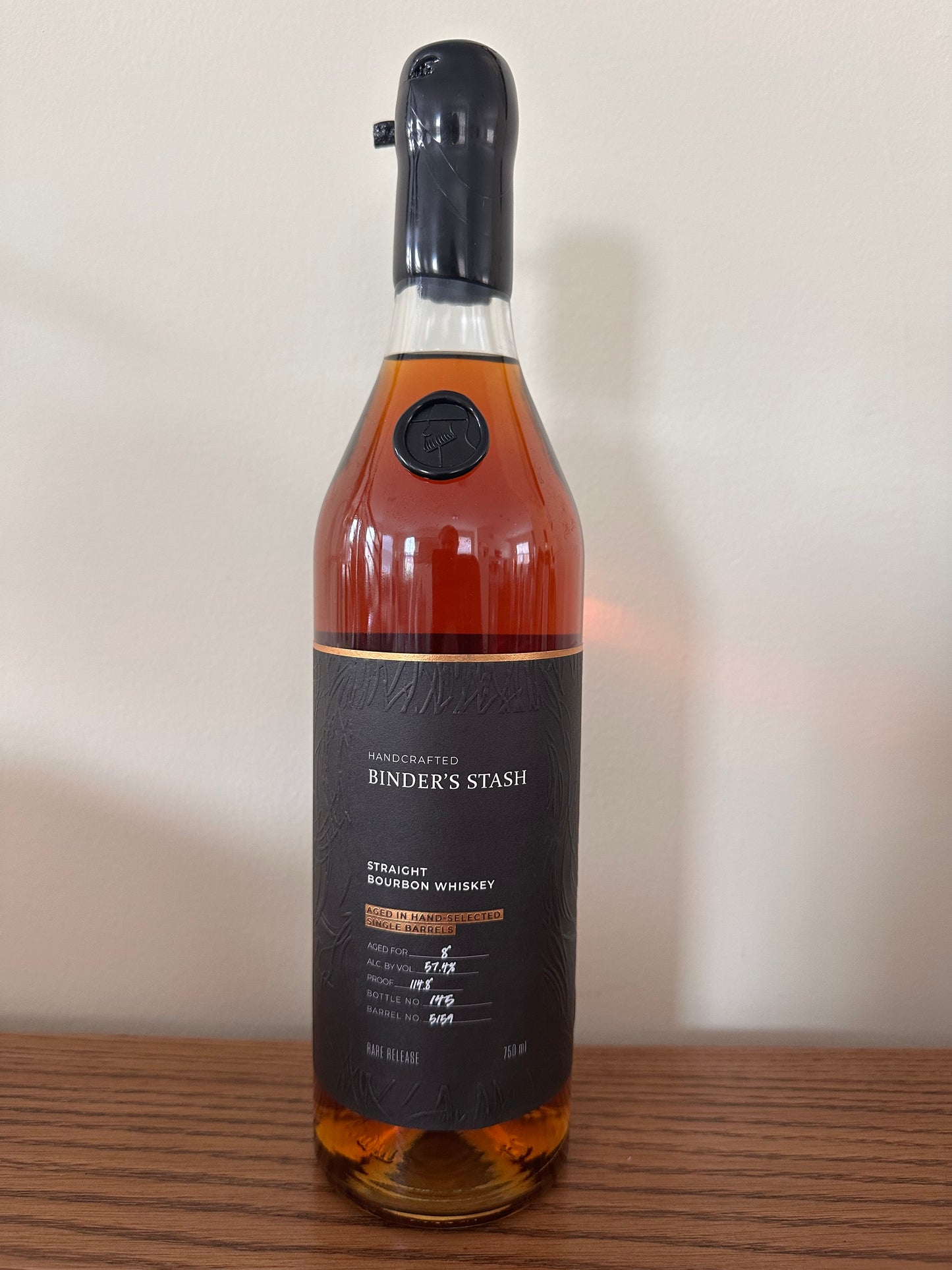 2026 Binder's Stash 8 Year Old Straight Bourbon Planet Caramel 750ml
