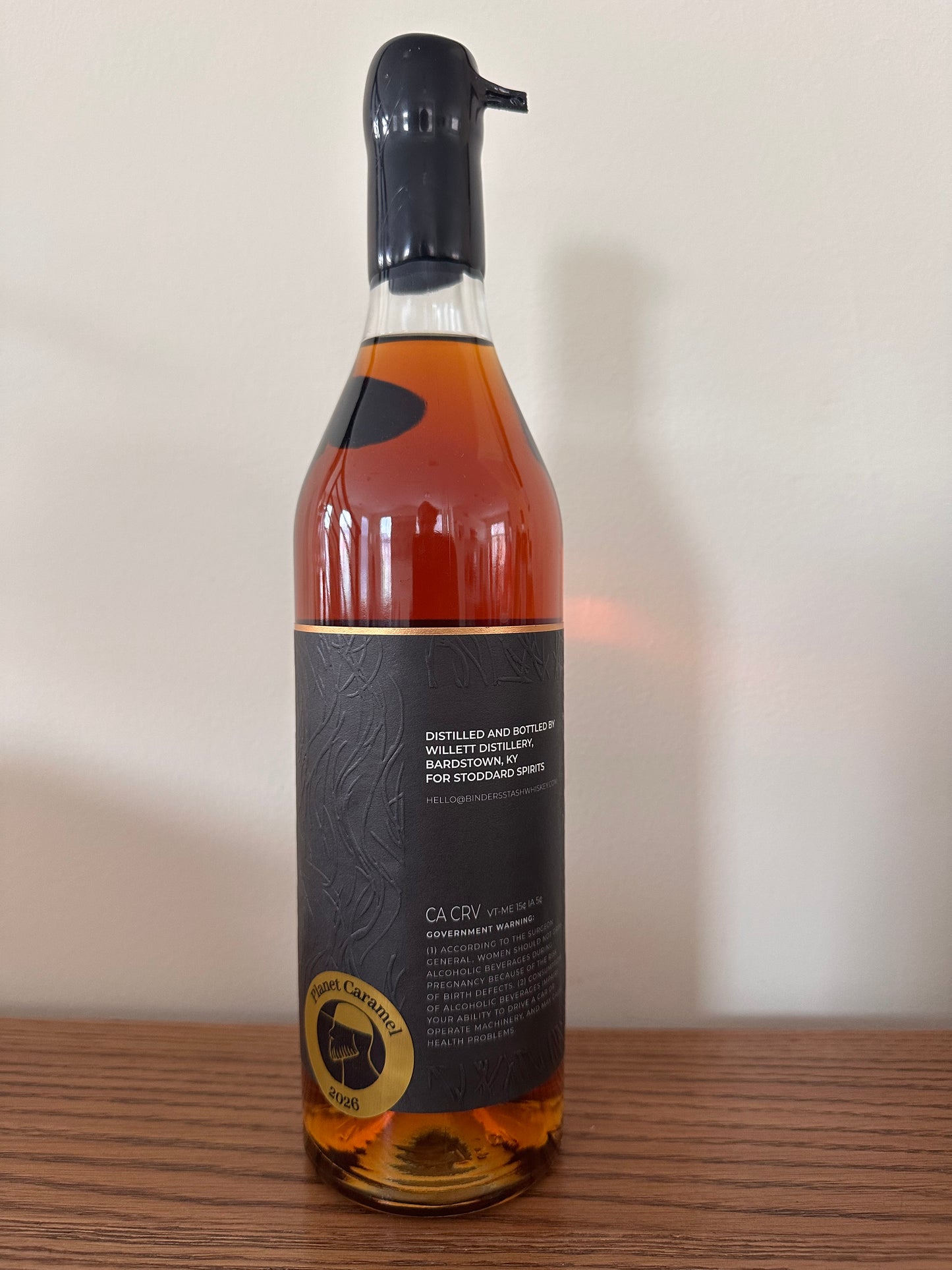2026 Binder's Stash 8 Year Old Straight Bourbon Planet Caramel 750ml