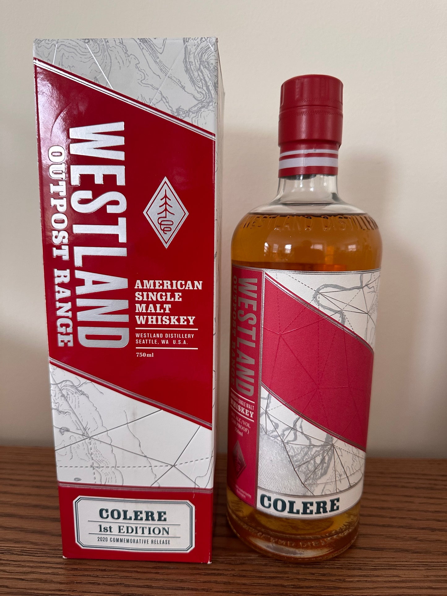 2020 Westland Colere 1st Edition Outpost Range Whiskey 750ml