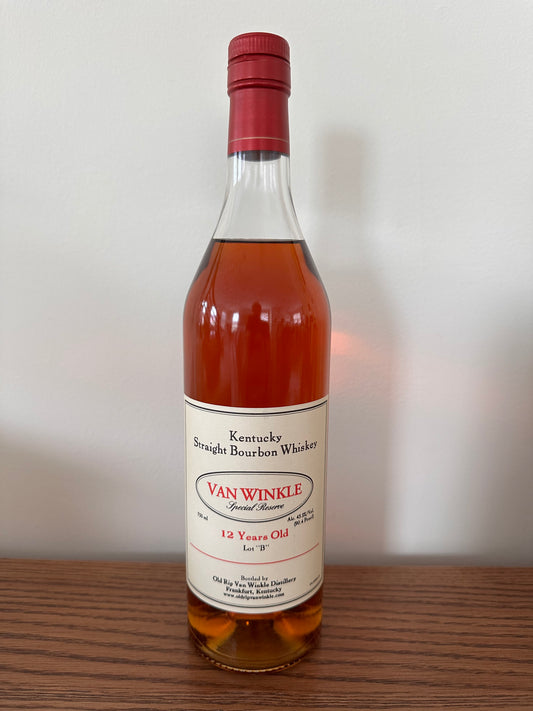 2008 Old Rip Van Winkle Van Winkle Special Reserve Lot B 12 Year Old Kentucky Straight Bourbon Whiskey 750ml