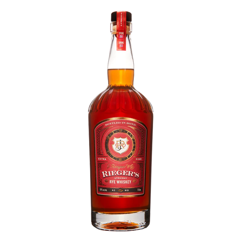 J Rieger & Co Straight 90 Proof Rye Whiskey 750ml