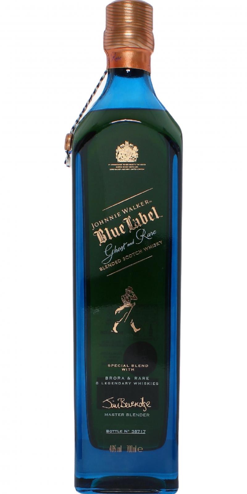 Johnnie Walker Blue Label Ghost and Rare Brora Blended Scotch Whisky 700ml