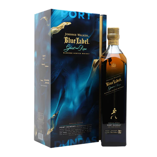 Johnnie Walker Blue Label Ghost and Rare Port Dundas Blended Scotch Whisky 750ml