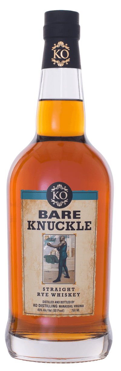 KO Distilling Bare Knuckle American Rye Whiskey 750ml