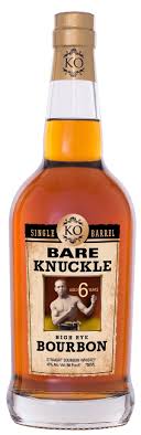 KO Distilling Bare Knuckle Single Barrel High Rye Straight Bourbon Whiskey 750ml