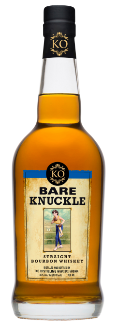 KO Distilling Bare Knuckle Straight Bourbon Whiskey 750ml