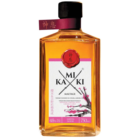 Kamiki Sakura Wood Blended Malt Whisky 750ml