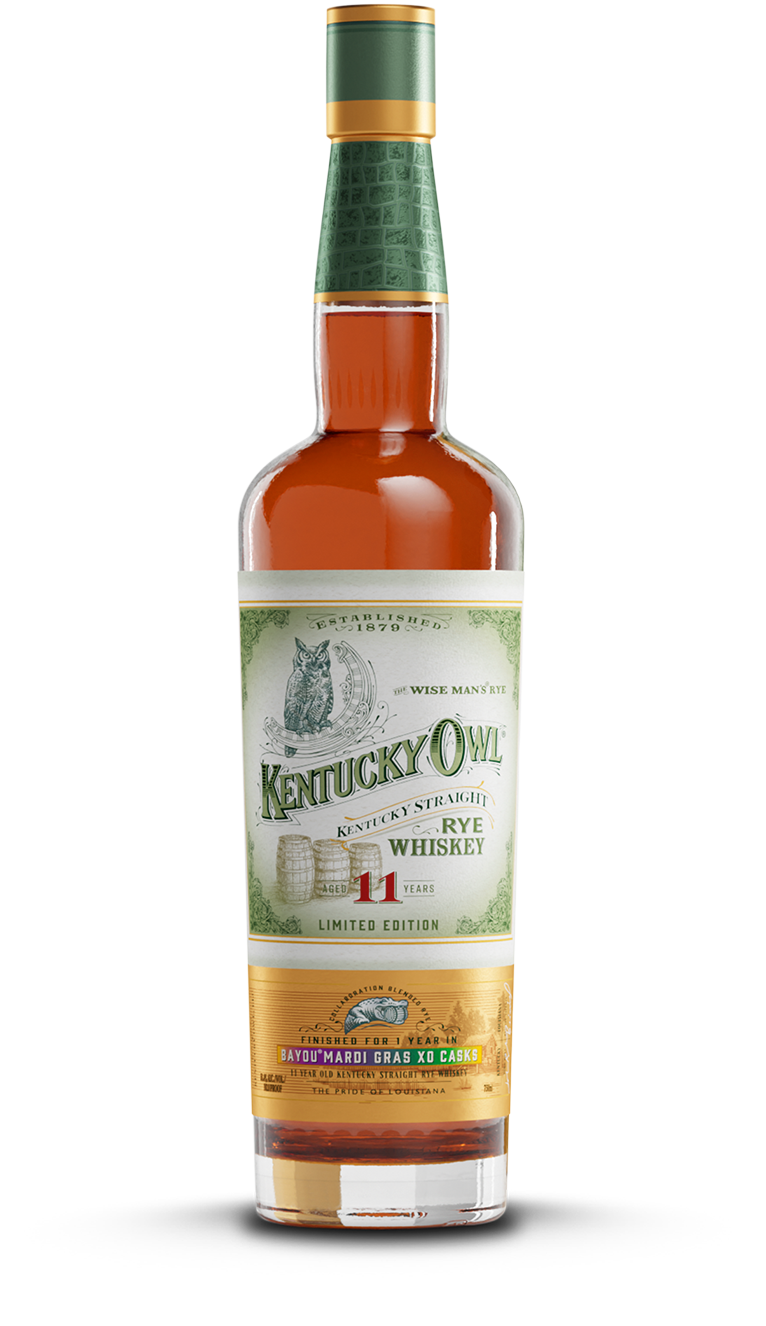 Kentucky Owl Mardi Gras XO Cask Limited Edition 11 Year Old Straight Rye Whiskey 750ml