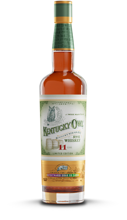 Kentucky Owl Mardi Gras XO Cask Limited Edition 11 Year Old Straight Rye Whiskey 750ml