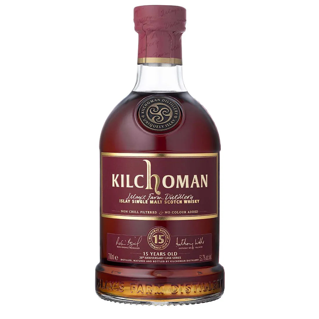 Kilchoman 20th Anniversary Cask Series 15 Year Old Single Malt Scotch Whisky 700ml