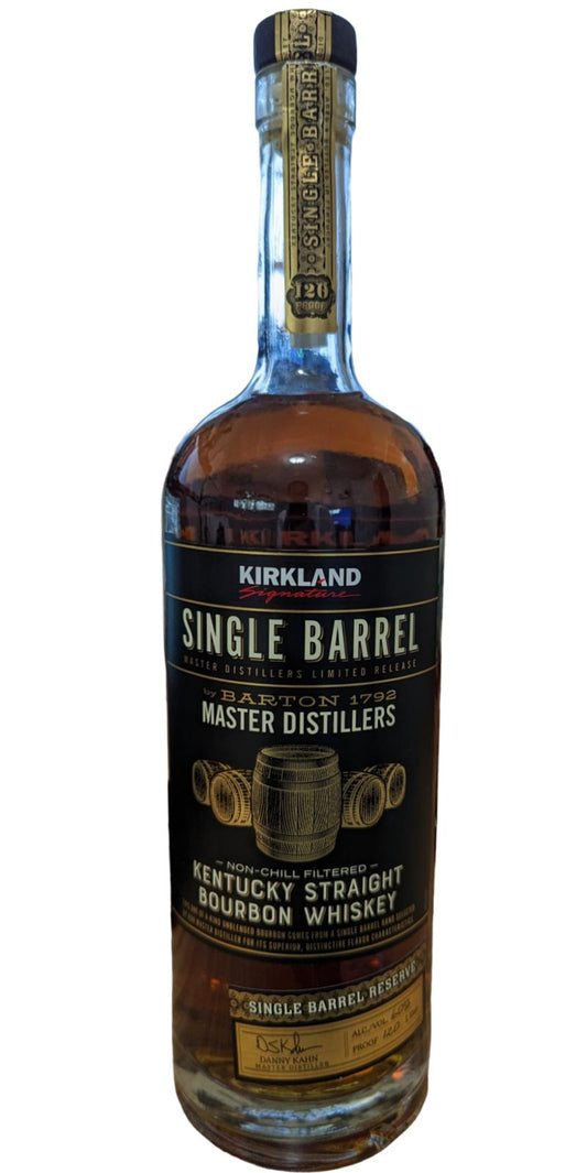 Kirkland Signature Master Distillers Single Barrel Straight Bourbon Whiskey 750ml