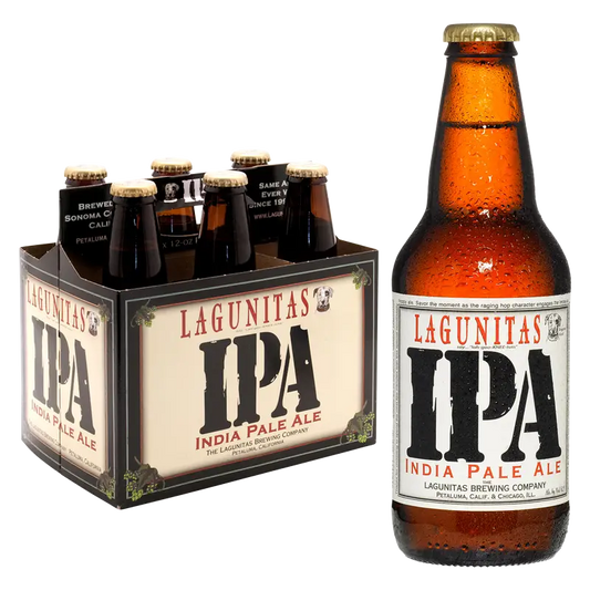 Lagunitas Brewing India Pale Ale Beer 12-Oz Bottle 6-Pack