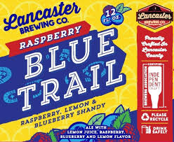 Lancaster Brewing Company Raspberry Blue Trail Shandy Beer 12-Oz Can 12-Pack