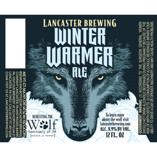 Lancaster Brewing Company Winter Warmer Beer Beer 12-Oz Can 12-Pack