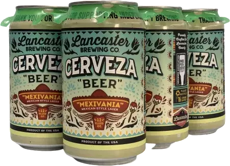 Lancaster Cerveza Mexican Lager Beer 12-Oz Can 6-Pack