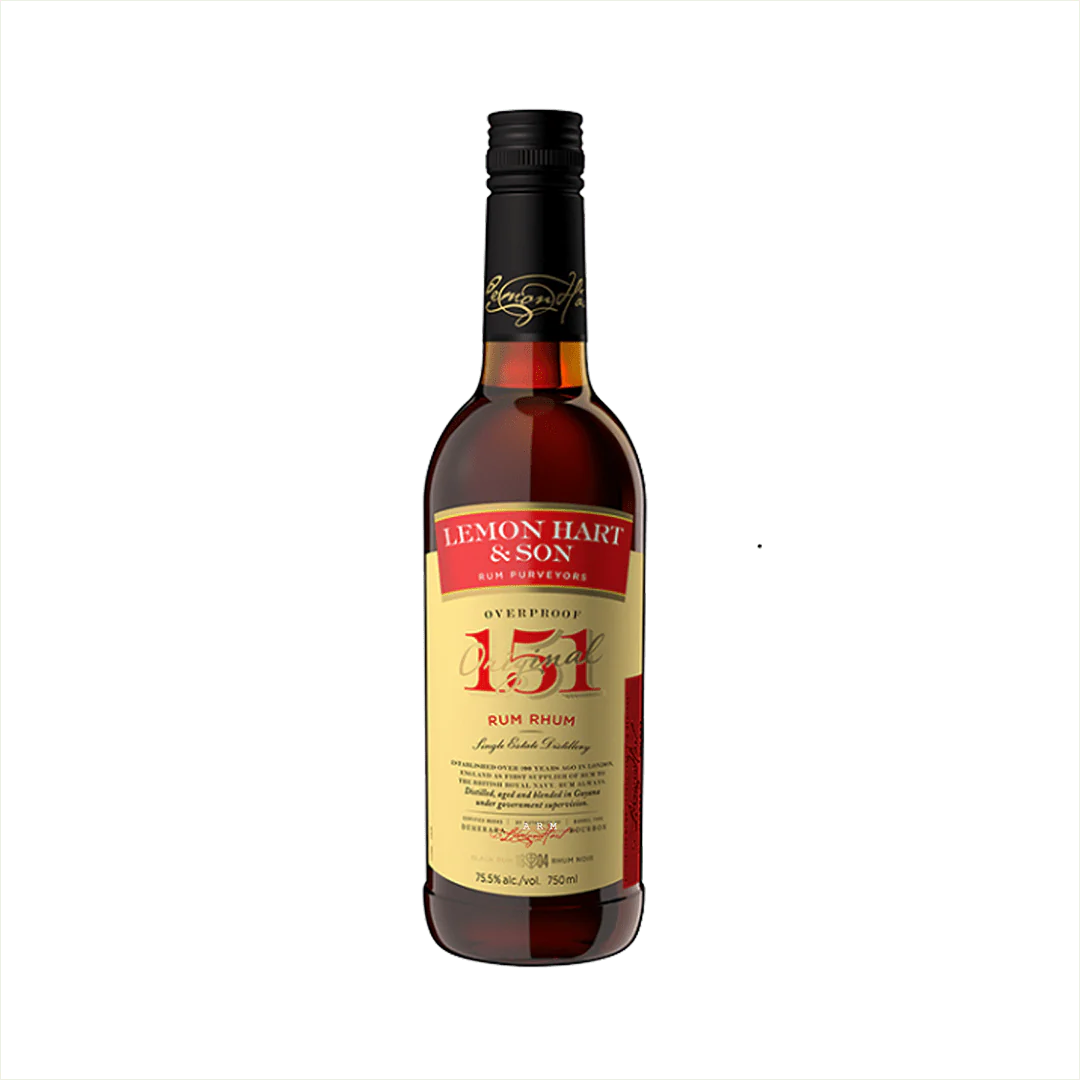 Lemon Hart 151 Proof Original 1804 Rum 750ml