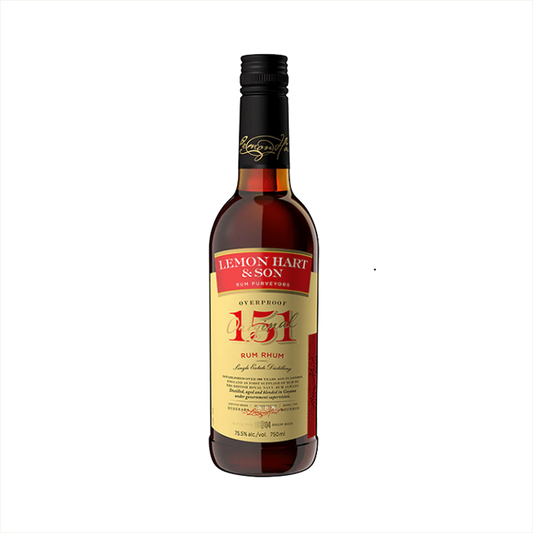 Lemon Hart 151 Proof Original 1804 Rum 750ml