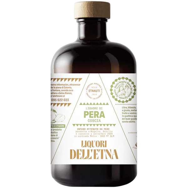 Liquori dell'Etna Liquore Di Pera Coscia 700ml