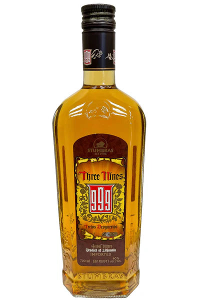 Lithuanian Vodka 999 Orange Vodka 700ml