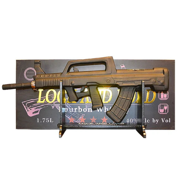 Lock & Load Bullpop Gun Bourbon Whiskey 1.75Lt
