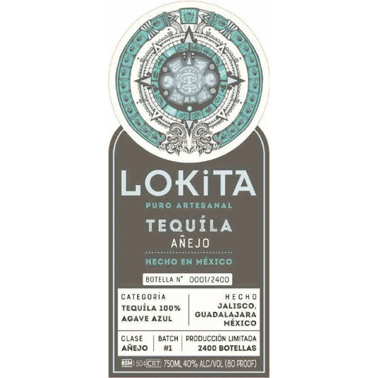 Lokita Batch #1 Anejo Categoria Tequila 750ml