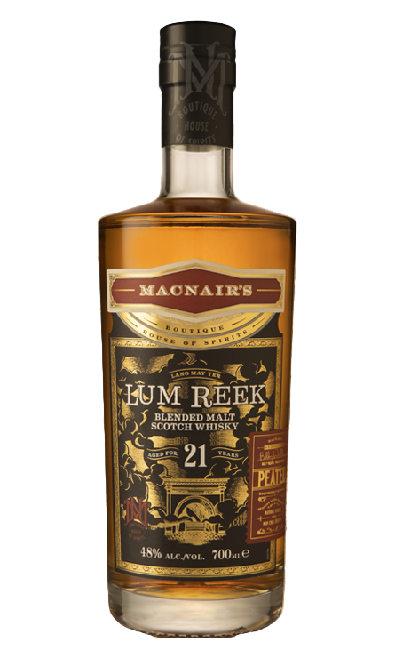 MacNair's Lum Reek Peated 21 Year Old Blended Malt Scotch Whisky 700ml