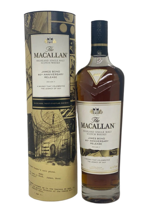 Macallan James Bond 60th Anniversary Decade V Single Malt Scotch Whisky 700ml