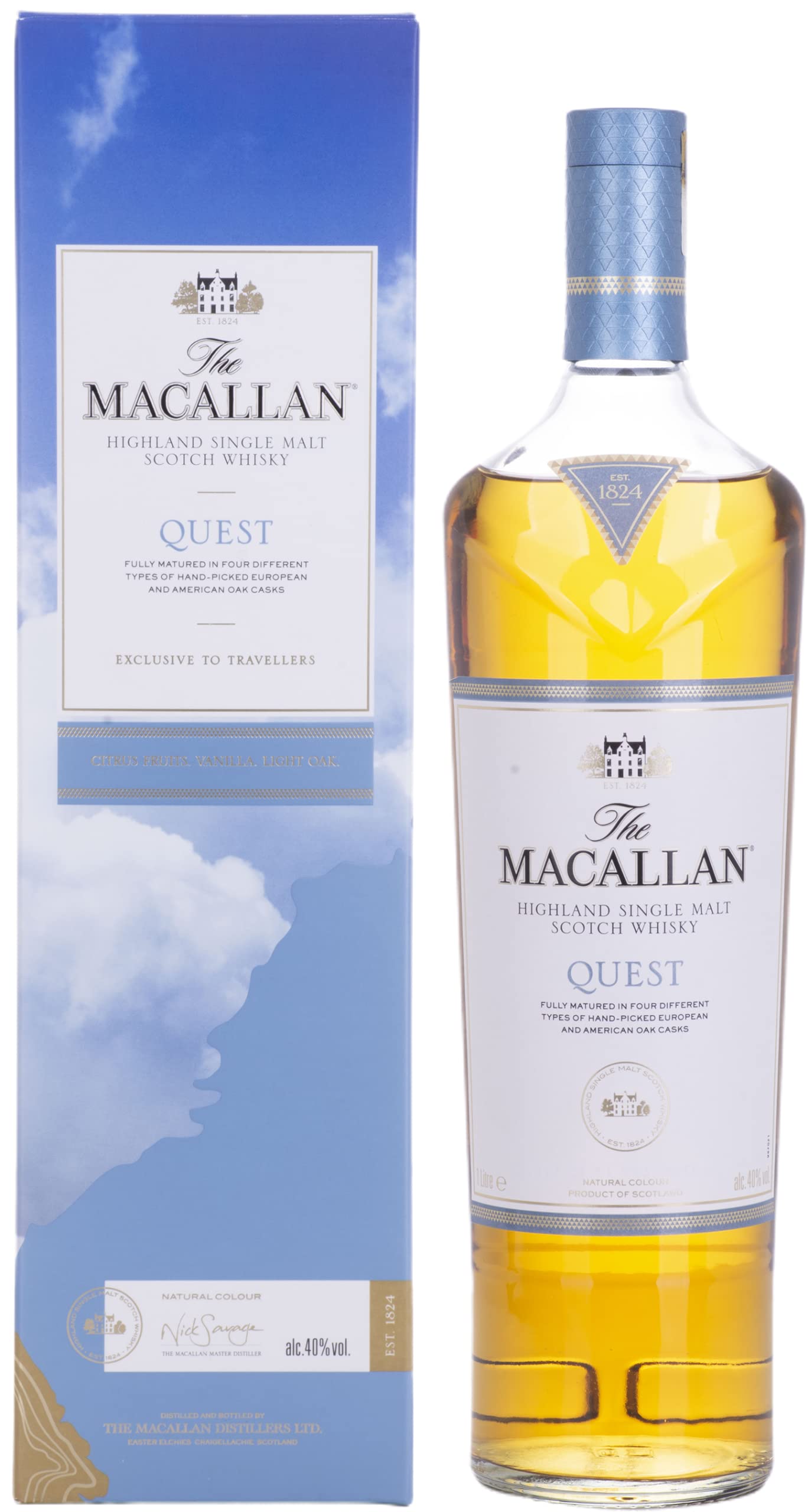 Macallan Quest Single Malt Scotch Whisky 1Lt