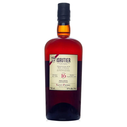 Maison Isautier 16 Year Old Small Batch Molasses Traditional Saint-Pierre Reunion Island Rum 750ml