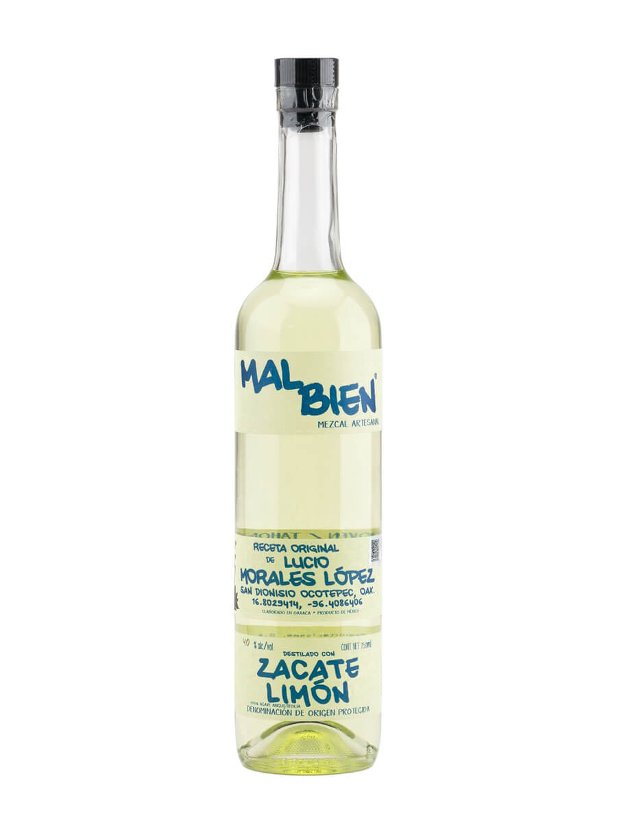 Mal Bien Zacate Limon Mezcal 750ml